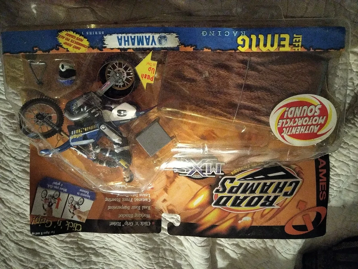 Jeff Emig Road Champs Dirt Bike Toy With Ramp. eBay