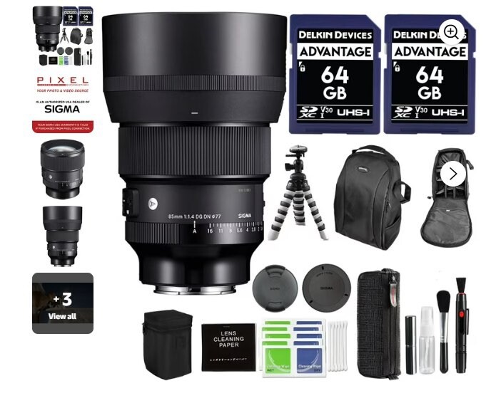Sigma 85mm f/1.4 DG DN Art Lens for Sony E for sale online Sigma 85mm f/1.4 DG DN Art Lens for Sony E for sale online