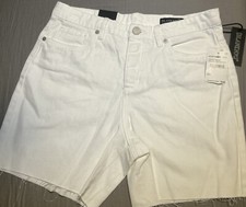 NWT Blank NYC The Warren Classic White Cutt-off Jean Shorts Women s 28
