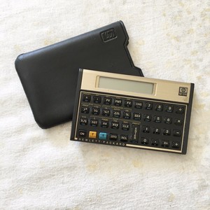 VTG-1984-HP-12C-Programmable-Financial-Calculator-Collectible-Hewlett-Packard