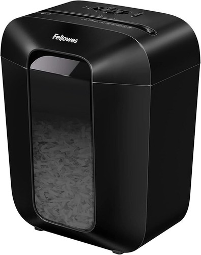 Fellowes Aktenvernichter, 9 Blatt Kreuzschnitt Aktenvernichter für Home Office LX50 GEBRAUCHT