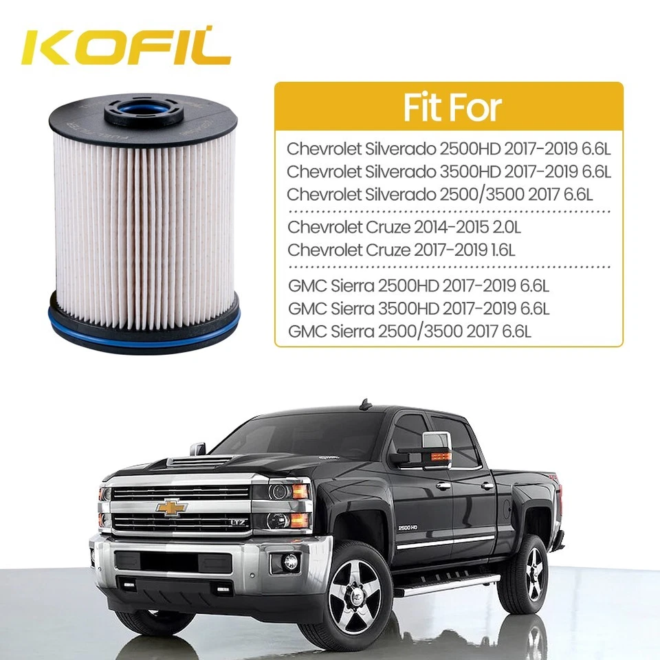 12-TP1015 Fuel Filter Kit for 2017-2018 Chevrolet Silverado 2500 HD/3500 HD 6.6L - Image 2 of 4