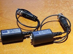 Set of 2, NVT NV-214A-M Twisted-Pair Video Transceiver For CCTV w/ BNC Connector