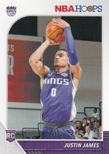 2019-20 Hoops #244 Justin James Rookie Card  Kings