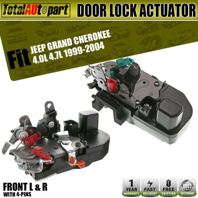 2Pcs Door Lock Actuator Front Left & Right for Jeep WJ Grand Cherokee 19992004 eBay