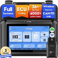 USED XTOOL D7W OBD2 Scanner E.CU Coding Bidirectional Diagnostic Tool DOIP/CANFD