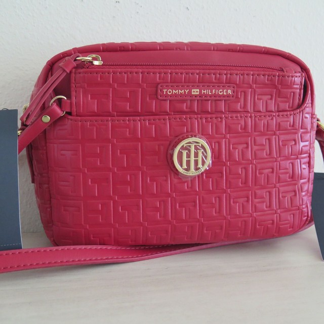 tommy hilfiger red purse
