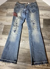 Vintage PARASUCO Ergonomic Jeans Low Rise Flare Jeans Women  s Size W31  X L34  