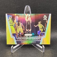 2021 Panini Prizm WNBA Sabrina Ionescu Gold Prizm 09/10 Widescreen Insert #7