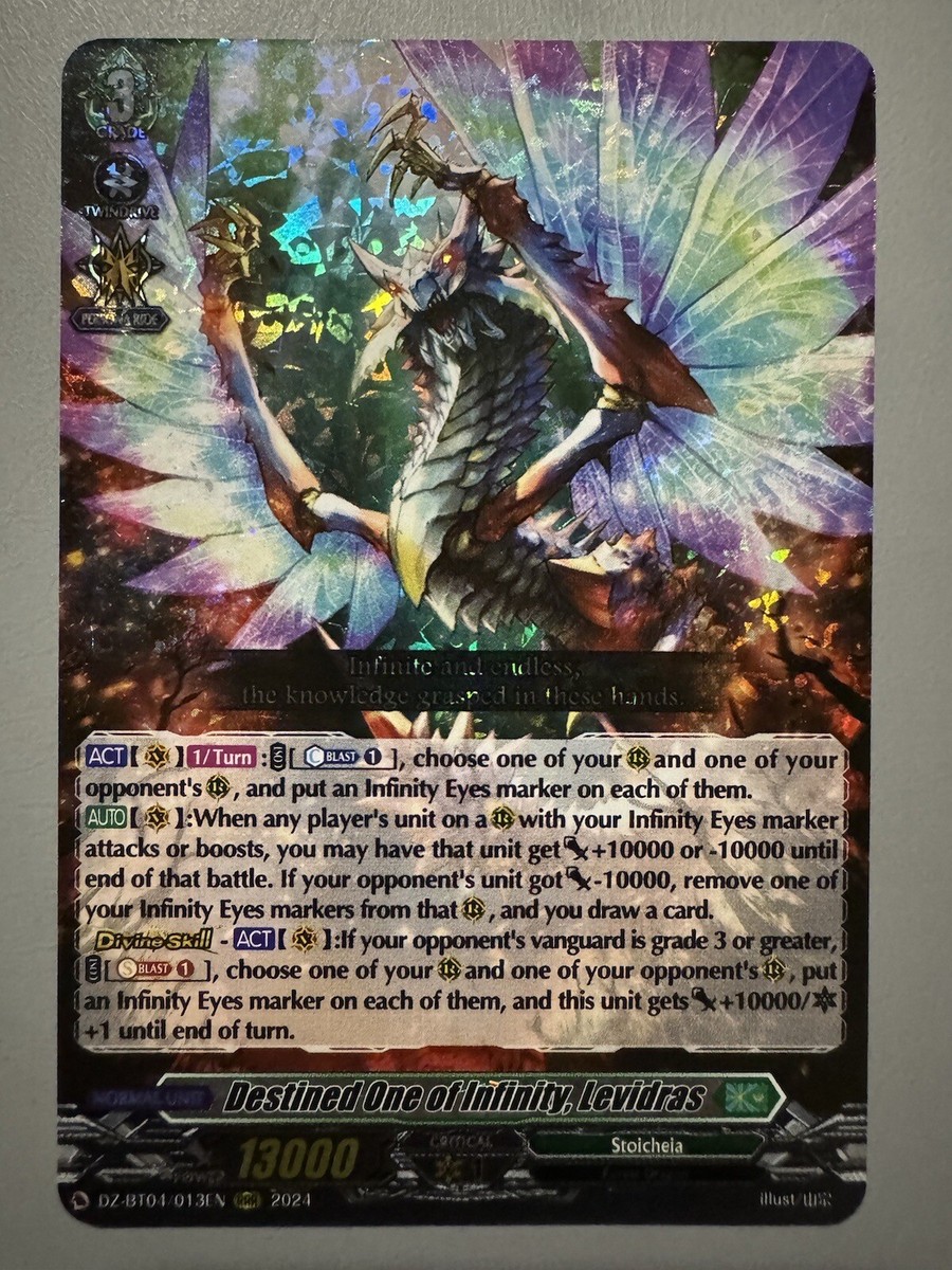 CARDFIGHT VANGUARD DESTINED ONE OF INFINITY LEVIDRAS