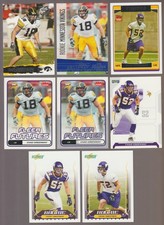 CHAD GREENWAY 2006 Rookie Card Lot 8 DIFFERENT RC - TOPPS Fleer SCORE Prestige +