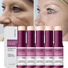 5/3Pcs Calcium Volume Multi Balm, Wrinkle Core Stick, Anti-aging, Hydrating Firm