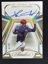 HURSTON WALDREP 2024 Flawless Draft Signatures GOLD~ Braves AUTO #'d /10 Braves