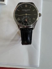 Frederique Constant Horological Smartwatch FC-285B5B6B Mens Black Dial Stainless