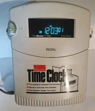 Royal Electronic Time Clock Time Master TC-10...