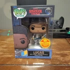 Funko Pop Stranger Things Digital   189   Lucas  & Dustin   W/ Protector