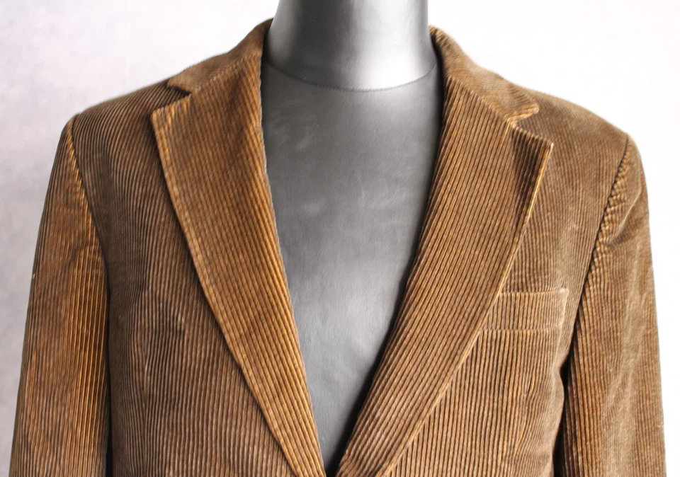 Ted Baker Men's Corduroy Blazer Sport Coat Size 6 US 44R 100% Cotton Brown - Image 2 of 4