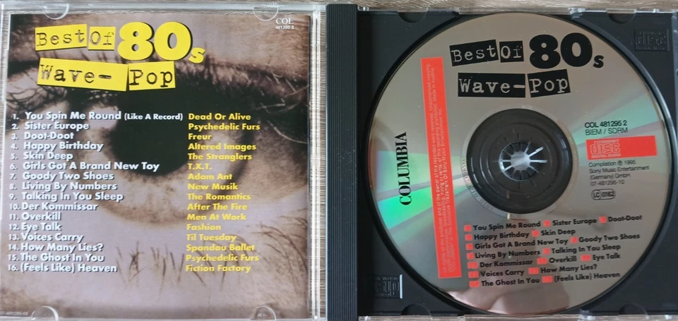 Best Of 80s Wave-Pop - Various - CD-Album / Sony Music 1995, 74321 30398 2 - Bild 2 von 3
