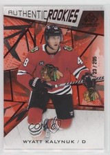 2021 SP Game Used Authentic Rookies Red Fragment 23/205 Wyatt Kalynuk #162 o1h