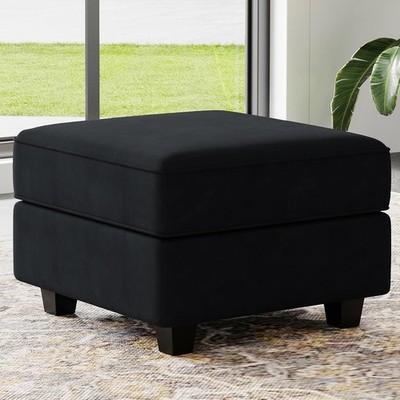 Belffin Storage Ottoman Module for Modular Sectional Sofa Square Seat Cube Velve
