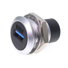 USB 3.0 Panel Mount Coupler Connector, Waterproof Female Plug Adapter