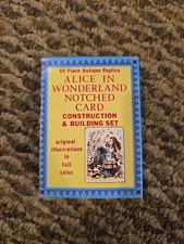 Merrimack Publishing Corp Alice in Wonderland Notched Card Construction Set 48