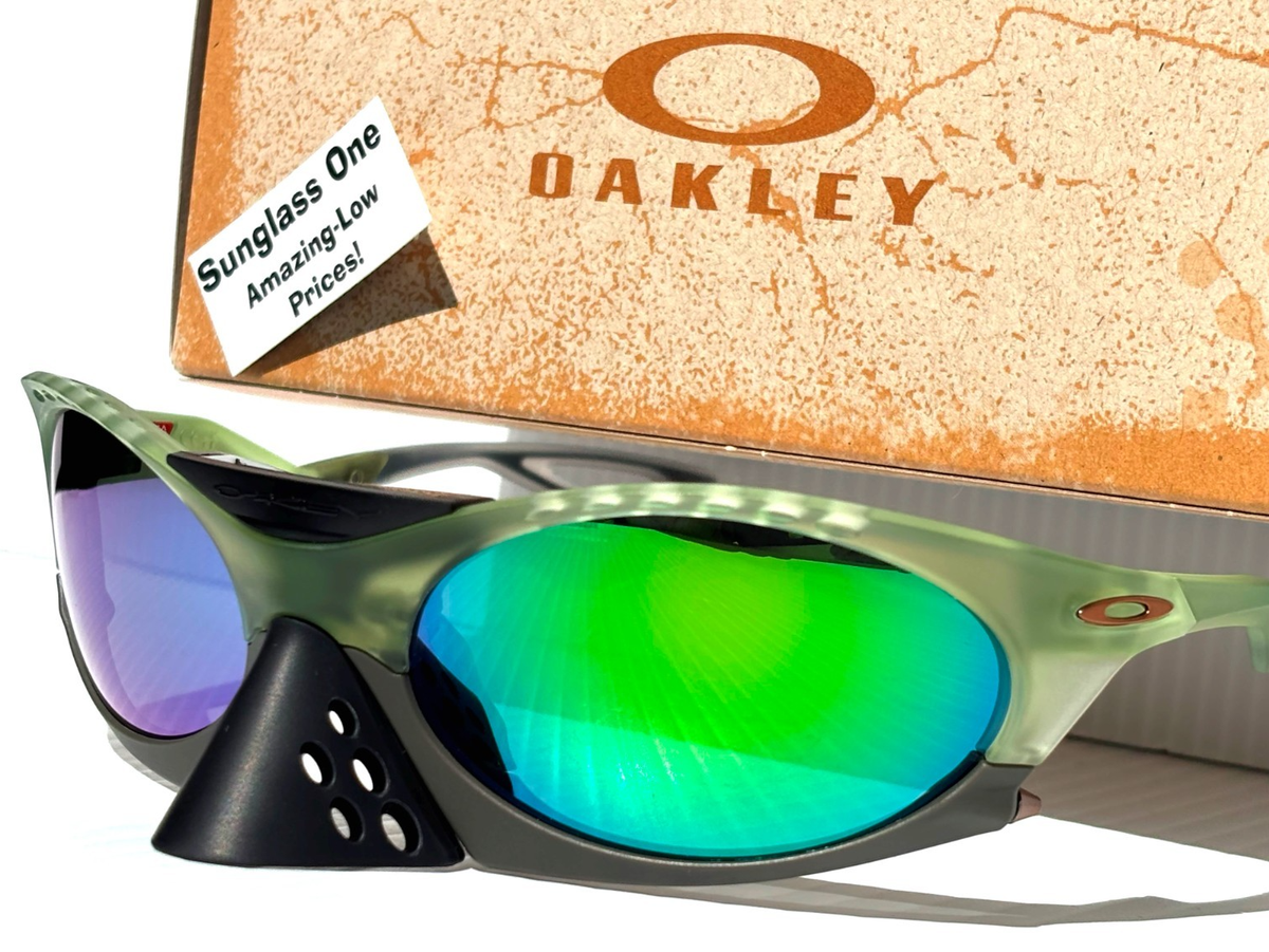 NEW Oakley PLANTARIS Matte Trans Fern POLARIZED Galaxy Jade