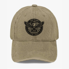 USA 250 Years Patriotic Eagle Hat 1776-2026 America Anniversary Cap Freedom