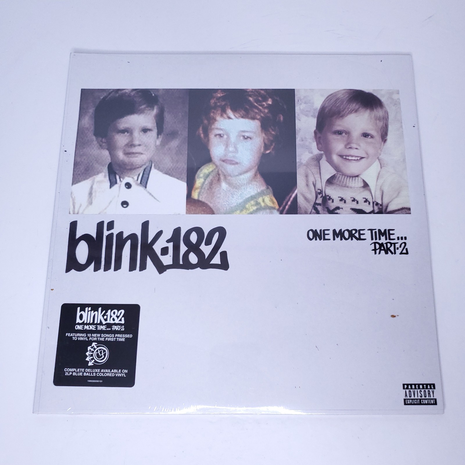 Blink-182 One More Time Part-2 Роскошная синяя виниловая пластинка объемом 2 литра, Запечатанная Новая