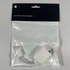 Apple Mini-DVI to Video Adapter / Mini-DVI to S-Video/Composite Adapter M9319G/A