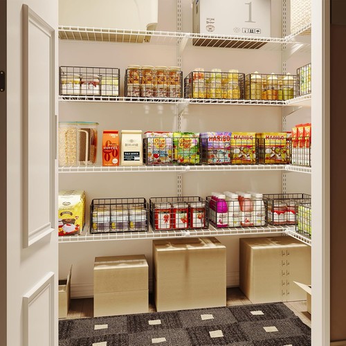 X-cosra Metal Wire Baskets for Pantry Organizat and Stora Freezer - Picture 11 of 23