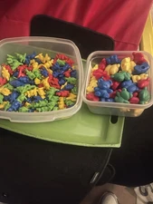 Counting Bears, Kangaroo And Hippos.  Total 232 Combined.