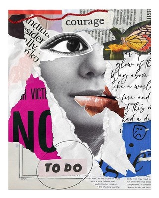 Moderne abstrakte Collage-Wandkunst f�r die Heimdekoration Abstract Wa