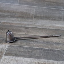 VTG Sterling Silver Weighted Candle Snuffer Douter 9.5" Long Bell Shaped