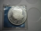 2016 FROSTED MORGAN DOLLAR DESIGN 1 TROY OZ .999 FINE SILVER ROUND