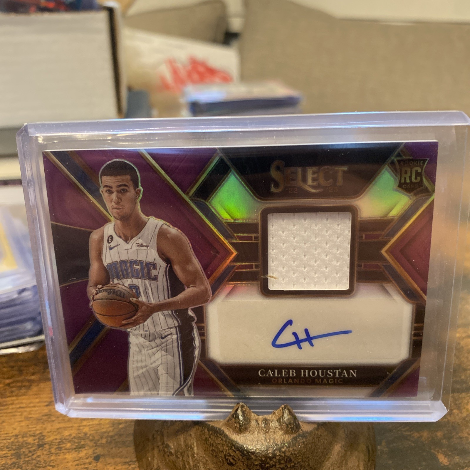 2022-23  Select - Rookie Jersey Auto Caleb Houstan #RJA-CJS Purple Prizm /99