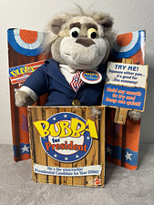 Bubba for President 2000 Plush Doll in Box Talking  Try Me  Political Theme