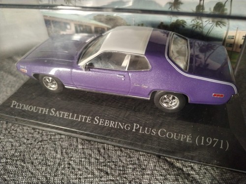 PLYMOUTH Satelite Sebring Plus Coupe( 1971), altaya 1:43 diecast New!! Rare - Imagen 3 de 6