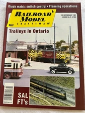Railroad Model Craftsman Magazine February 1997 Trolleys Ontario SAL FT's