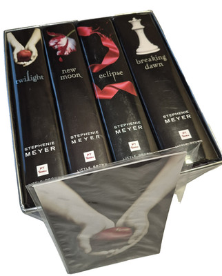 NEW Twilight Saga Collection 4 HC 1st Ed Shelf Box Art Prints Stephenie Meyer