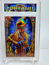 2025 MLB Dodgers Shohei Ohtani  Stained Glass Ice Refractor Anime SP/200  rc zr