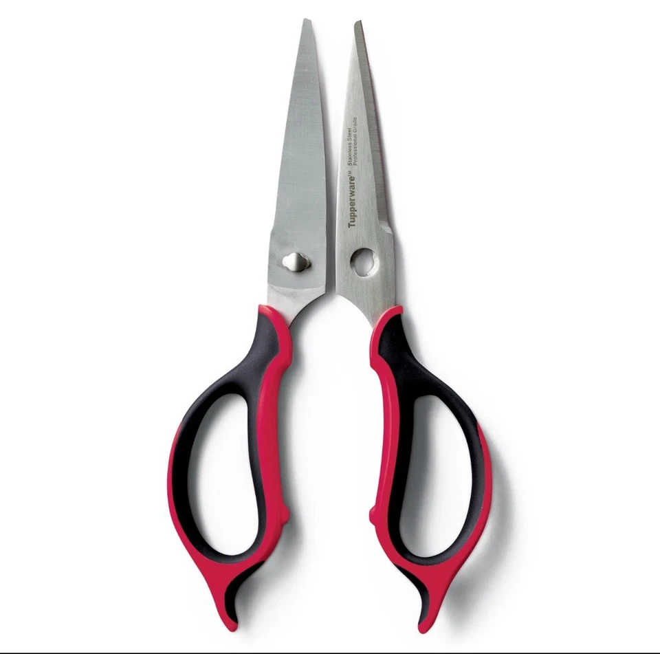 Tupperware Ergonomic Schere Clevere Haushaltsschere für Rechts & Linkshänder Neu - Bild 2 von 2