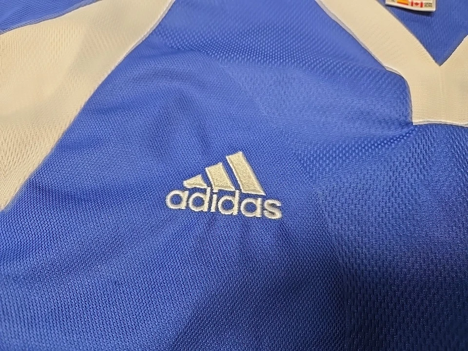 Vintage Yugoslavia 2000/01 Home Jersey Shirt Kit Home Blue Adidas XL FSJ Serbia - Image 4 of 4