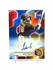 2023 Bowman's Best Eddy Beltre Blue Refractor Prospect Auto #/150 Padres