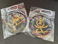 Scotty Cameron Wasabi Ninja/ Surfer BLACK GOLD 2-Rubber Putting Discs combo