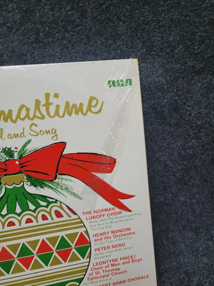 Vintage RCA Victor Christmastime in Carol and Song Vinyl LP PRS-271 Christmas Foto 4 de 4
