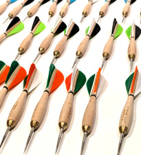 American Pro Dart SIZE 1 - Wooden Barrel 30pc Box-Steel Tip From Ugly Darts