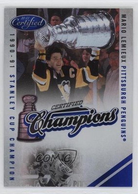 2010-11 Certified Champions Mirror Blue 80/100 Mario Lemieux #21 HOF f3p