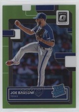 2022 Panini Donruss Optic Rated Rookie Lime Green Prizm Joe Barlow #96 10o0