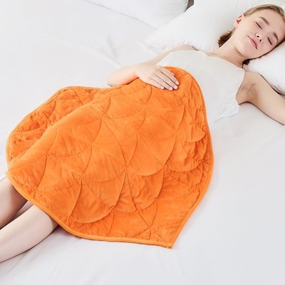 Weighted Lap Blanket 5 lbs for Adults, Luxury Soft Small Weighted Blanket, Co...